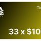 🎟️ 33 x $1,000 Solo Tickets
